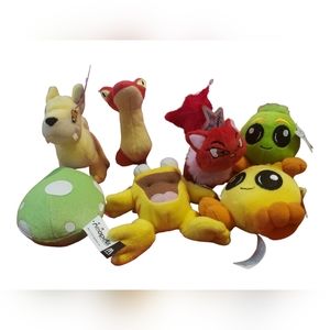Htf Vintage Neopets McDonald's Plush Stuffed Animal Lot of 7- 2004 Tags